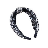 Cotton Velvet Cross-knotted Korean Style Wide-brimmed Headband Wholesale Jewelry Nihaojewelry main image 6