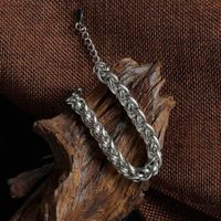 Stainless Steel Hip-hop Style Keel Chain Bracelet Wholesale Jewelry Nihaojewelry main image 4
