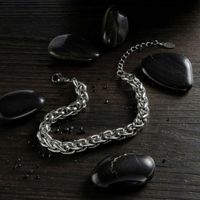 Stainless Steel Hip-hop Style Keel Chain Bracelet Wholesale Jewelry Nihaojewelry main image 5
