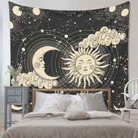 Bohemian Moon Cloud Night Tapestry Home Background Decoration Wholesale Nihaojewelry main image 3