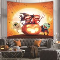 Halloween Room Wall Decoration Background Cloth Fabric Painting Tapestry Wholesale Nihaojewelry main image 4