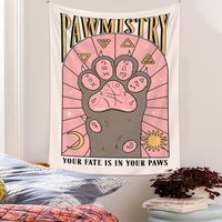 Bohemian Constellation Cat's Paw Tapestry Home Background Decoration Wholesale Nihaojewelry main image 4