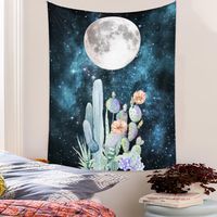 Bohemian Moon Cactus Tapestry Home Background Decoration Wholesale Nihaojewelry main image 3