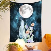 Bohemian Moon Cactus Tapestry Home Background Decoration Wholesale Nihaojewelry main image 5