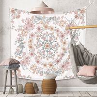 Bohemian Floral Tapestry Room Decorative Background Cloth Wholesale Nihaojewelry main image 5