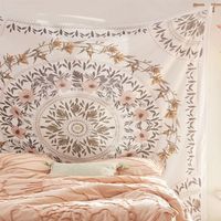 Vintage Bohemian Flower Tapestry Room Decoration Background Cloth Wholesale Nihaojewelry main image 1