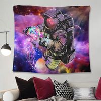 Fashion Astronaut Series Printing Home Wall Decoration Hanging Cloth Wholesale Nihaojewelry main image 3