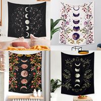 Bohemian Style Moon Phase Pattern Room Decoration Tapestry Wholesale Nihaojewelry main image 1