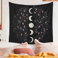 Bohemian Style Moon Phase Pattern Room Decoration Tapestry Wholesale Nihaojewelry main image 6