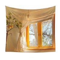 Bohemian Style Simulation Window Room Decoration Tapestry Wholesale Nihaojewelry main image 6