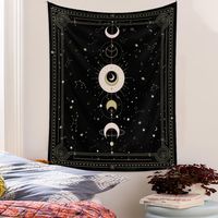 Bohemian Style Psychedelic Moon Phase Diagram Tapestry Wholesale Nihaojewelry main image 6