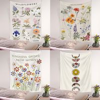 Bohemian Style Flower Moon Phase Diagram Room Decoration Tapestry Wholesale Nihaojewelry main image 1