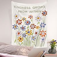 Bohemian Style Flower Moon Phase Diagram Room Decoration Tapestry Wholesale Nihaojewelry main image 4