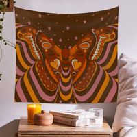 Psychedelic Butterfly Tarot Card Pattern Room Decoration Tapestry Wholesale Nihaojewelry main image 3