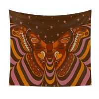 Psychedelic Butterfly Tarot Card Pattern Room Decoration Tapestry Wholesale Nihaojewelry main image 6