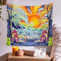Bohemian Tapestry Room Decoration Wall Cloth Ocean Sun Painting Wholesale Nihaojewelry main image 3