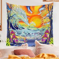 Bohemian Tapestry Room Decoration Wall Cloth Ocean Sun Painting Wholesale Nihaojewelry main image 5