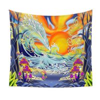 Bohemian Tapestry Room Decoration Wall Cloth Ocean Sun Painting Wholesale Nihaojewelry main image 6