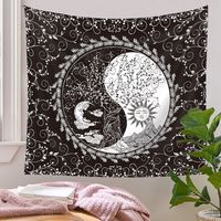 Bohemian Style Color Butterfly Plants Pattern Room Decoration Tapestry Wholesale Nihaojewelry main image 4