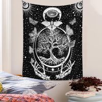 Bohemian Style Color Butterfly Plants Pattern Room Decoration Tapestry Wholesale Nihaojewelry main image 5