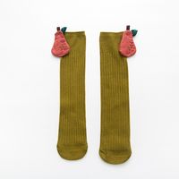 Spring And Summer New Double Needle Fungus Children Tide Socks Fruit Pile Socks Cotton Socks Wholesale Nihaojewelry sku image 7