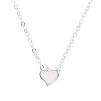 Korean New Creative Nectarine Heart Pendant Necklace Wholesale Nihaojewelry sku image 3