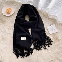 Women's Casual Simple Style Letter Rayon Polyester Tassel Scarf sku image 5