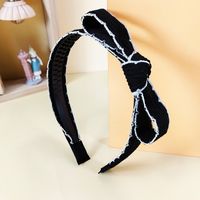 Korean Style Thin Side Big Bow Headband Wholesale Jewelry Nihaojewelry sku image 1