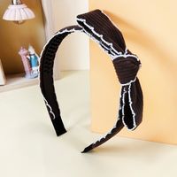 Korean Style Thin Side Big Bow Headband Wholesale Jewelry Nihaojewelry sku image 3