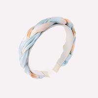 Tie-dye Mixed Color Twist Braided Chiffon Headband Wholesale Jewelry Nihaojewelry sku image 3