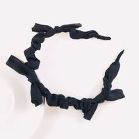 Korean Style Satin Bows Thin Hairband Wholesale Jewelry Nihaojewelry sku image 2