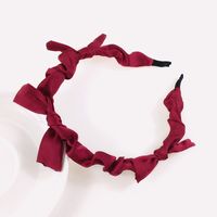 Korean Style Satin Bows Thin Hairband Wholesale Jewelry Nihaojewelry sku image 4