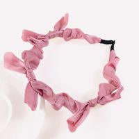 Koreanische Art Satinbögen Dünnes Haarband Großhandel Schmuck Nihaojewelry sku image 6