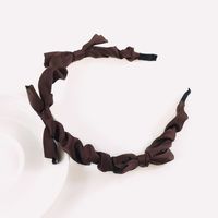 Koreanische Art Satinbögen Dünnes Haarband Großhandel Schmuck Nihaojewelry sku image 8