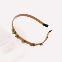 Korean Style Leather Bee Flower Thin Headband Wholesale Jewelry Nihaojewelry sku image 1