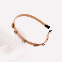 Korean Style Leather Bee Flower Thin Headband Wholesale Jewelry Nihaojewelry sku image 3