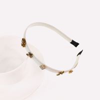 Korean Style Leather Bee Flower Thin Headband Wholesale Jewelry Nihaojewelry sku image 6