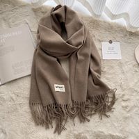 Women's Casual Simple Style Letter Rayon Polyester Tassel Scarf sku image 27