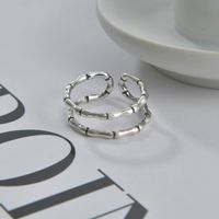 Simple Retro Number Opening Adjustable Simple Geometric Copper Ring Wholesale Nihaojewelry sku image 2
