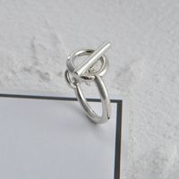 Simple Retro Number Opening Adjustable Simple Geometric Copper Ring Wholesale Nihaojewelry sku image 10