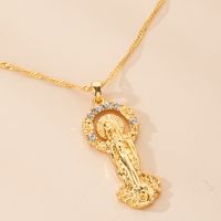 Fashion New Retro Dragon-shaped Diamond Niche Clavicle Chain Necklace For Women sku image 2