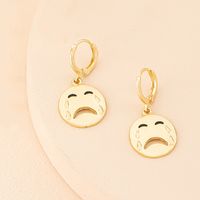 Korean Fun Expression Alloy Earrings Wholesale sku image 3