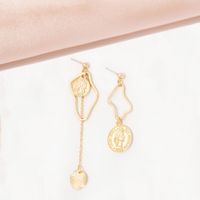 Fashion Asymmetric Geometric Alloy Earring Wholesale sku image 1