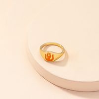 Fashion Flame Ring Women Wholesale Women's Alloy Rings sku image 3