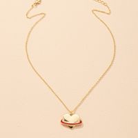 Simple Fashion Heart Pendant Necklace sku image 1