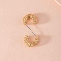 Korea New C-shaped Exaggerated Trend Alloy Earrings For Women Wholesale sku image 1