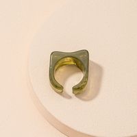 Simple Retro Acrylic Opening Ring sku image 3