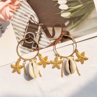 Fashion Retro Ocean Shell Earrings sku image 1