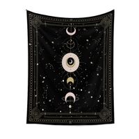 Bohemian Style Psychedelic Moon Phase Diagram Tapestry Wholesale Nihaojewelry sku image 1