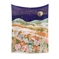 Bohemian Style Wall Moon Phase Night View Pattern Tapestry Wholesale Nihaojewelry sku image 1